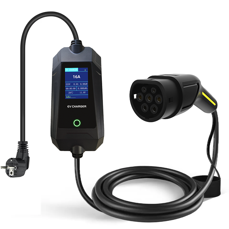 Sichuan Honghua Chenyuan Technology Co., Ltd. 7kw Portable EV Charger Station Type 1 Type 2 Plug for New Energy Vehicles Wholesale Price Portable EV Charger Station