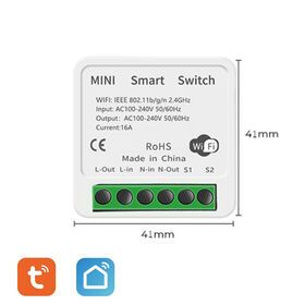 Wifi Switch Module Smart Home Automation Tuya Wifi Light Switch Breaker Remote Control Tuya Relay Module Switches