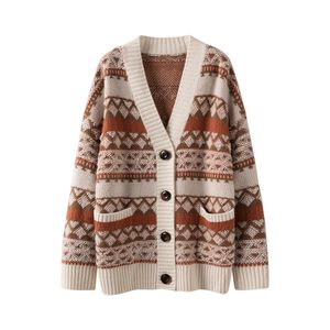 Ladies Sweater V Neck Long Sleeve Autumn Spring Womens High Quality Ladies Fall Cardigans Casual Multicolor Knit Coat