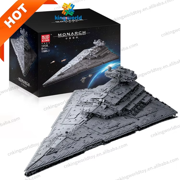 Mould King 13135 Emperor-Class Star Destroyer Blocks Model Building Toys Kids Educational Toys Large Build Block for Kid