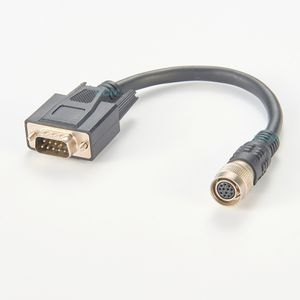 HR10A-10P-12S to DB9 RS232 Camera Link Cable, Hirose 12 Pin to D-Sub 9 Pin/D-Sub 15 Pin High Flex Camera Signal Cable Assembly