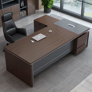 Hot Sell New Design Executive Manager Desk Modern L Shaped Office Computer Desk