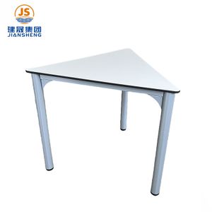 JS School Classroom Furniture Modern Triangle Shape Splicing School Desk For Student