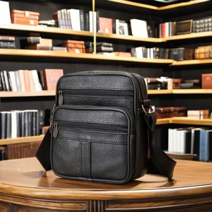 2024 Unisex Fashion Crossbody Messenger Bag Men's Single Shoulder Style with Polyester Lining Business Nylon Material for Travel
