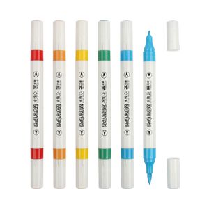 12/ 24/36 Colors double head  Paint Acrylic Markers  Bullet Tip Drawing Art Markers Acrylic Waterborne Ink