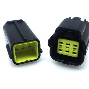6pin waterproof wire connector amp auto cable connector for car