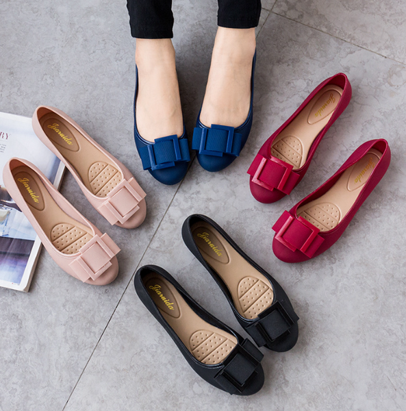 Wholesale Women Round Toe Ballet Flats Flexible coloful Walking Flat Shoes Fashion Comfortable Slip on Casual Dress Shoes