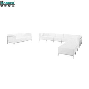 Bonanza 2023 New Modern leather corner living room sofa set furniture 816#