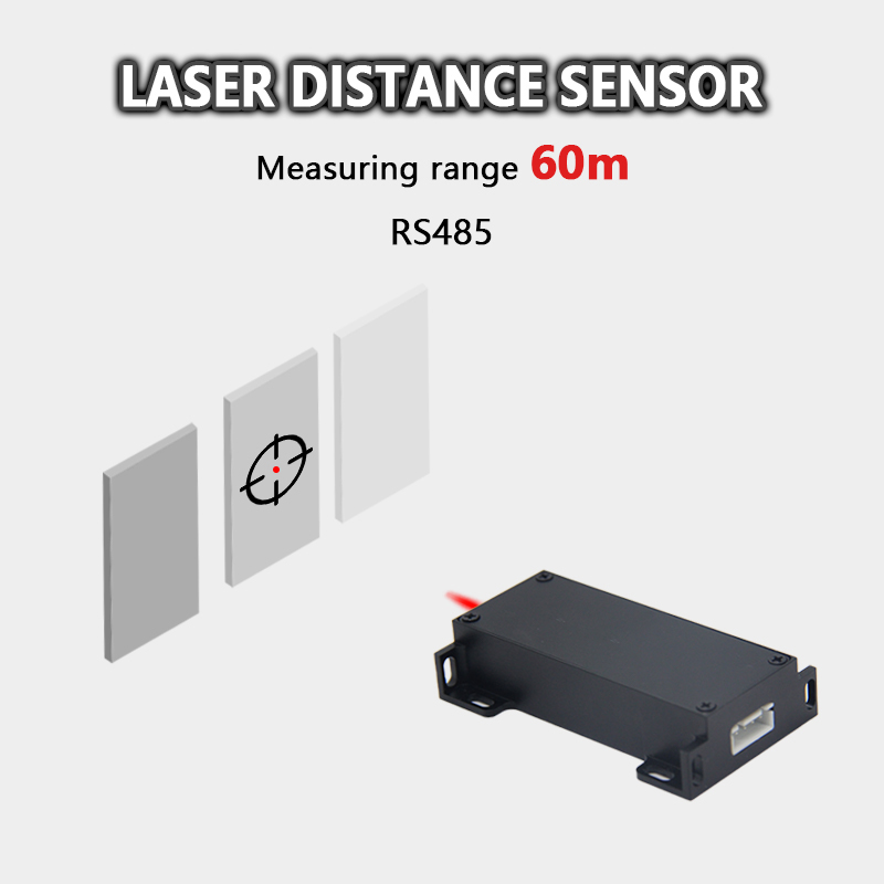 Integration IP54 Laser Long Distance Measuring Sensor 24v dc RS485 Glass 5v 40m Laser Ranging Module For Robot Navigation
