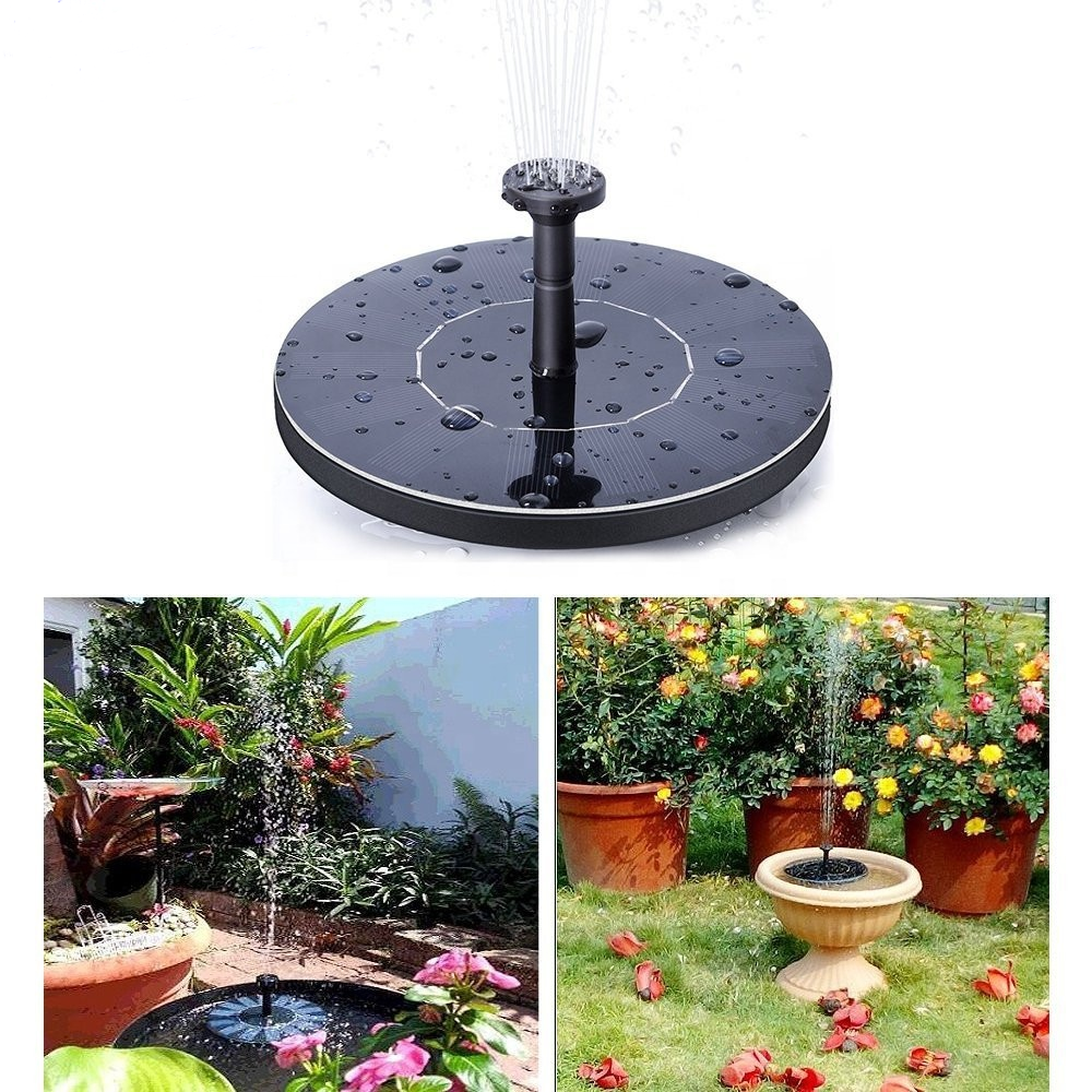 Solar Powered Fountain Pump Bird Bath Fish Solar Panel Kit Water Pump Pond Garden Outdoor Decor Solar Fountain