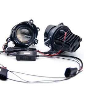 fog light projector 3.0 LED Fog light 6000k 3000k 3colors Bi LED Projector for T oyota