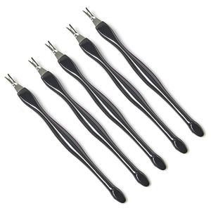 Manicure Fork Strong Cleaning Effective Easy to Use Reusable Cuticle Care Tool Stainless Steel Push Dead Skin Fork