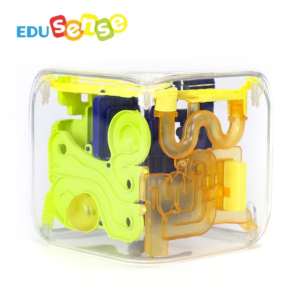 EDUsense Cube Maze Game Educational Toy Kids 3D Maze Magic Cube Children Puzzle Sensory Educational Montessori Learning Toy