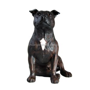 OEM/ODM  Resin life size dog statue dog figurines for sale