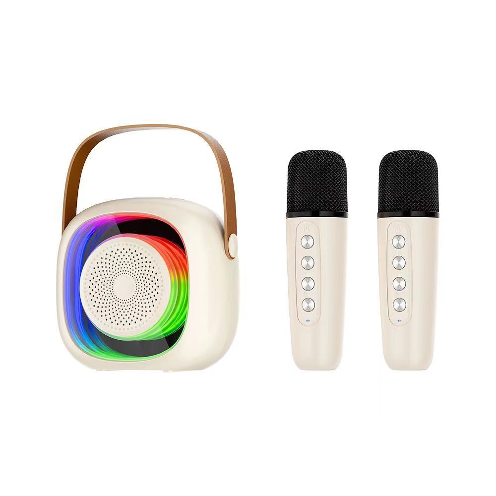 Zhongshan Kunyuan Warehousing Logistics Co., Ltd. Portable Bluetooth 5.3 PA Speaker System with 1-2 Wireless Microphones Home Family Singing Children's Gifts