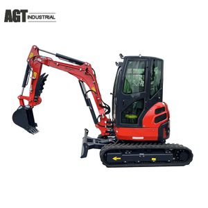 18.2KW 4.5 ton excavator KU45 AGT Diesel excavator 4.5ton Micro Digger Hydraulic agt Mini digger kubota engine excavator