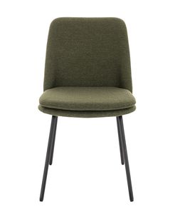 Modern Design Nordic Style Commercial Furniture Linen Fabric Dining Chair With Metal Legs