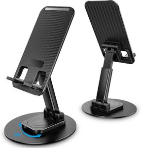 hot selling mobile phone holders stand aluminium alloy wholesale custom 360 rotatable foldable desk table phone holder