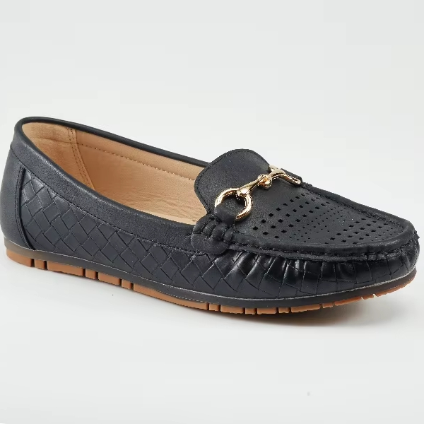 2024 Woven Loafer Shoes - Black
