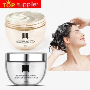 Private Label Seaweed Salt Deep Cleansing Anti Itch Remove Dandruff Oil-Control Hair Scrub