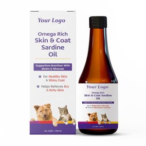 Dog Cat Skin and Coat Care Oil Private Packaging Enrich with Omega Detangle Long Lasting Nourishing Hair Smoothing Oil Bulk