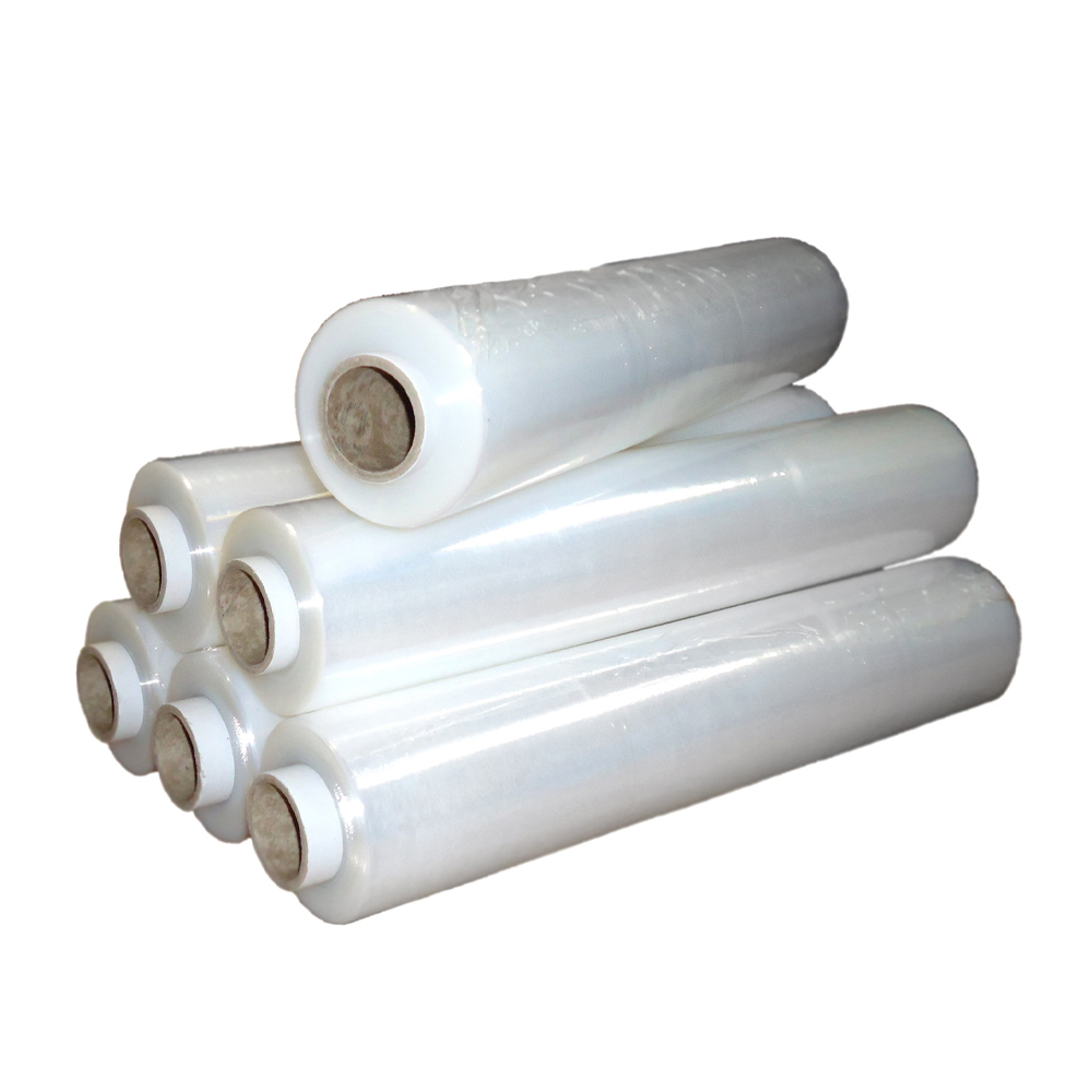 Shenzhen Feilin International Trade Co., Ltd. Wrapping Film PE Shrink Clear Roll Stretch Film Factory Plastic Rolls For Packaging Plastic Film Roll For Food