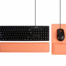 Ergonomic cooling gel soft mouse pad with cooling-gel infused memory foam palm rest
