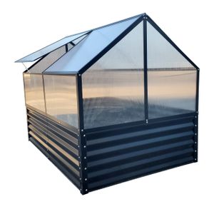 China Custom Metal Frame Agricultural/Commercial Flower Vegetable Green House for Planting