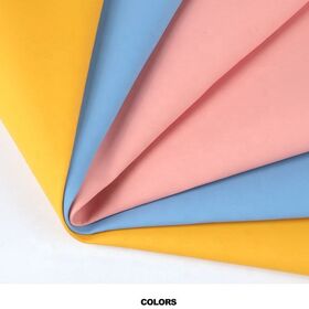 Multiple Colors Pink Faux Leather Strips Vegan Elastic Faux Leather Fabric