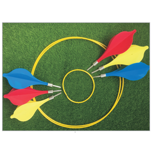 outdoor safe Garden lawn darts game set include 6pcs darts for kids and adults of family party