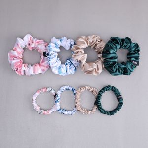 wholesale custom logo girls women fashion facial bulk luxury makeup silk satin skincare designer headband hair scrunchies