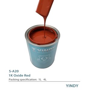 Quality Supplier   Manufacturers specializing In High-Performance Acrylic 1K Oxide Red Color Coating  Automotive Refinish Paint