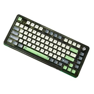AULA 81 Keys 3 Mode Blue Tooth 2.4G Wireless Wired PBT RGB Mechanical Switch Acrylic Gasket Keyboard