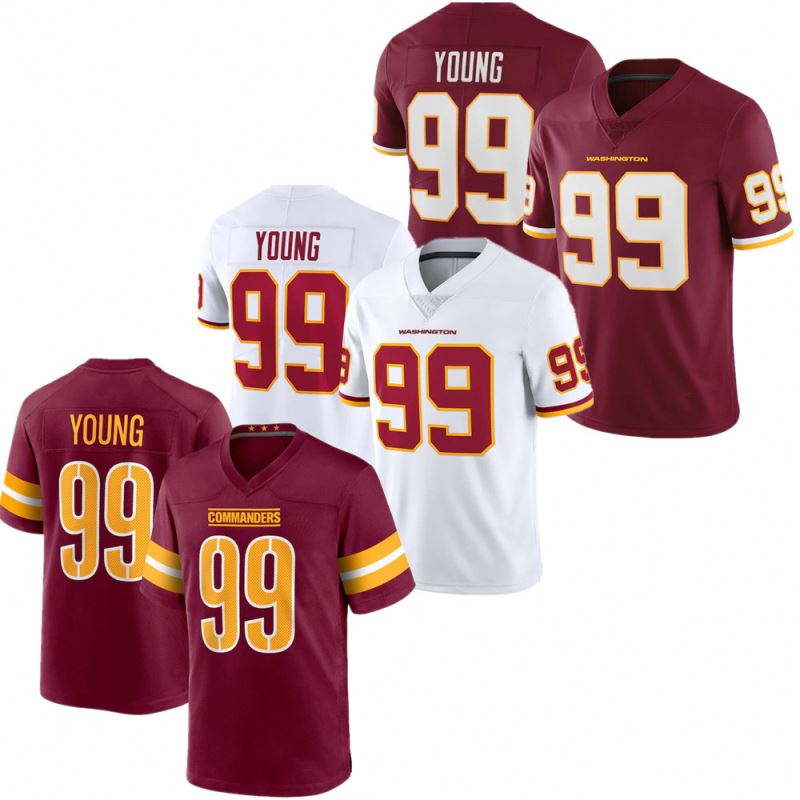 Shenzhen M&T Import and Export Co., Ltd. Chase Young Washington RedSkin Football Jerseys 99 Stitched USA Fashion Football Vapor Limited Jerseys - Burgundy