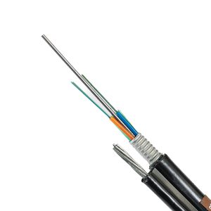 GYTC8S 2 4 8 16 24 core Outdoor Self-supporting overhead armored figure 8 fiber optical cable