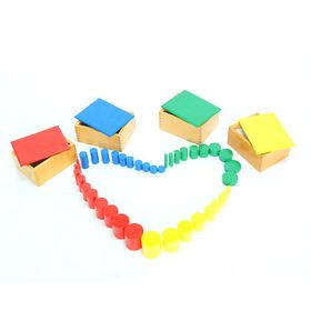 Manufacturer Montessori toy Set of Knobless Cylinders