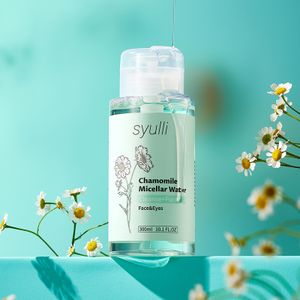 Custom Vegan Face Eyes Lip Makeup Remover Cleansing Chamomile Micellar Cleansing Water