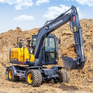 New Wheel Excavator Drive Bucket Digger Large Hydraulic Multifunctional Wheel Excavator For Sale