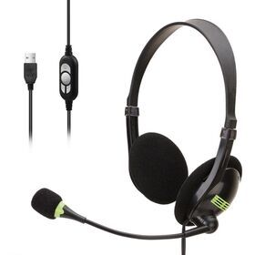2022 amazon Hot selling  new wholesale 3.5mm USB call center gaming headphone headset with microphone
