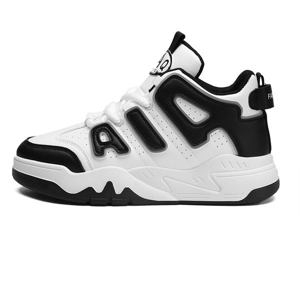 Men's Air Cushioned Non Slip Sneakers High top Breathable Basketball Shoes