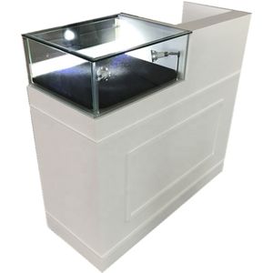 high quality factory retail store display counter cashier display table showcase