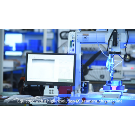 CCD Visual Double Auto Automatic Soldering Machine For Led Strip Light
