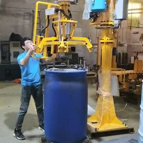 gantry crane lift articulated arm industrial robot handling manipulator for lifting big drums barrel bucket pail
