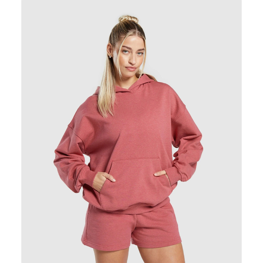 ZAHRI INTERNATIONAL Full Customization Oversized Hoodies Women Custom Blank Fleece Pullover Hooded For Women