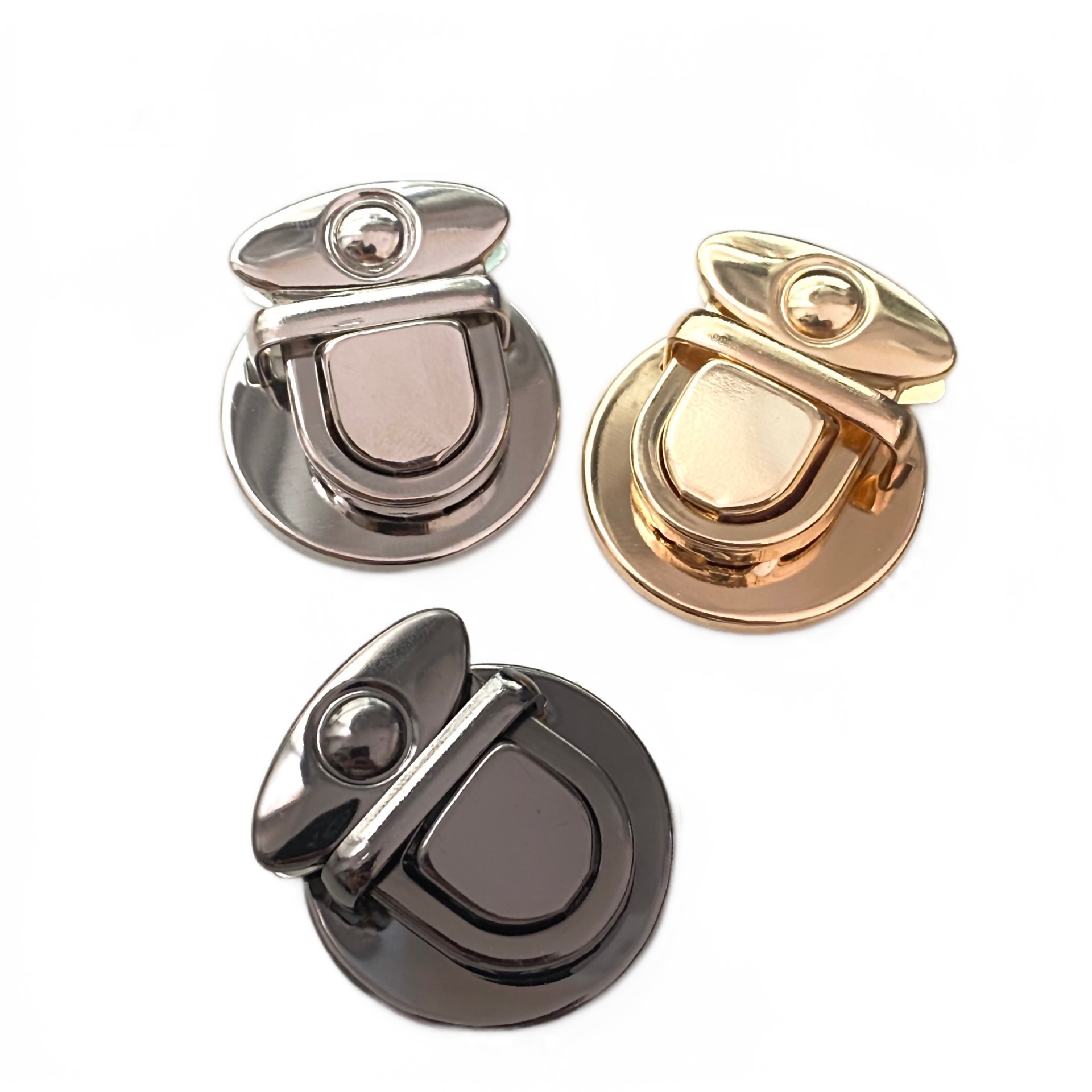 Wholesale Handbag Hardware Accessory Thumb Press Locks Bag Closure Clasps Lock