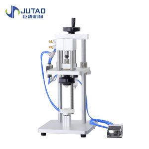 Pneumatic manual perfume bottle capping machine Small Bottle Crimping Pressing Machine