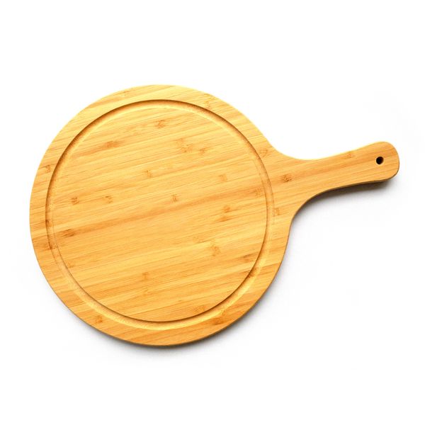 Kitchen Gift Serving Chopping Block Cheese Board Bamboo Cutting Boards with Juice Groove and Handles