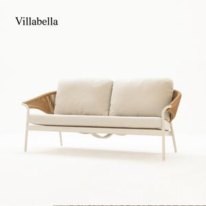Home And Garden Outdoor Furniture Patio Sofa All Weather Rattan Furniture Outdoor Lounge Set UV Resistant Garden Sofa
