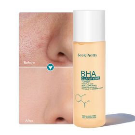 Seek Pretty 120ML Wholesale Private Label BHA Clarifying Pore Acne Skin Glycolic Salicylic Acid Face Wash Toner Facial Cleanser