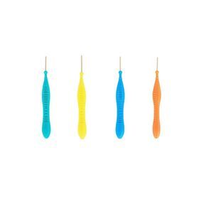 EVA soft rubber handle brush picks disposable cheap interdental brushes